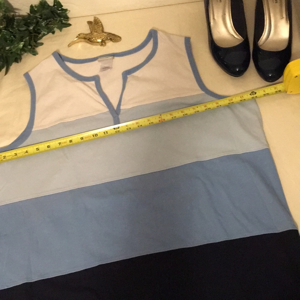 Just My Size Shades of Blue Top - Picture 7 of 8